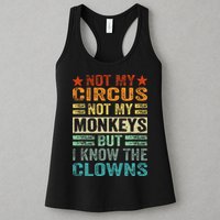 Not My Circus Not My Monkeys But I Know The Clowns Womens Tank Top