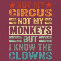 Not My Circus Not My Monkeys But I Know The Clowns 16oz Travel Tumbler