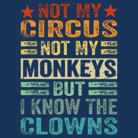 Not My Circus Not My Monkeys But I Know The Clowns Infant Baby Jersey Bodysuit