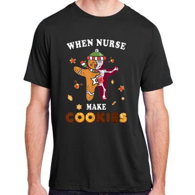 Nurse Make Cookies Xmas Gingerbread Ugly Christmas Adult ChromaSoft Performance T-Shirt