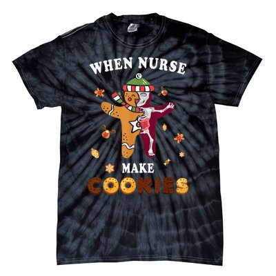 Nurse Make Cookies Xmas Gingerbread Ugly Christmas Tie-Dye T-Shirt