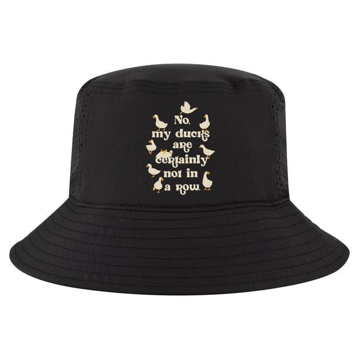 No My Ducks Are Certainly Not In A Row Lose Control  Cool Comfort Performance Bucket Hat