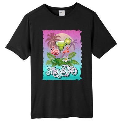 National Margarita Day Funny Retro Vintage Ideas Meaningful Gift Tall Fusion ChromaSoft Performance T-Shirt