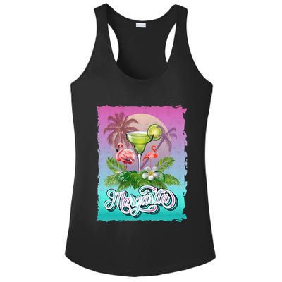 National Margarita Day Funny Retro Vintage Ideas Meaningful Gift Ladies PosiCharge Competitor Racerback Tank