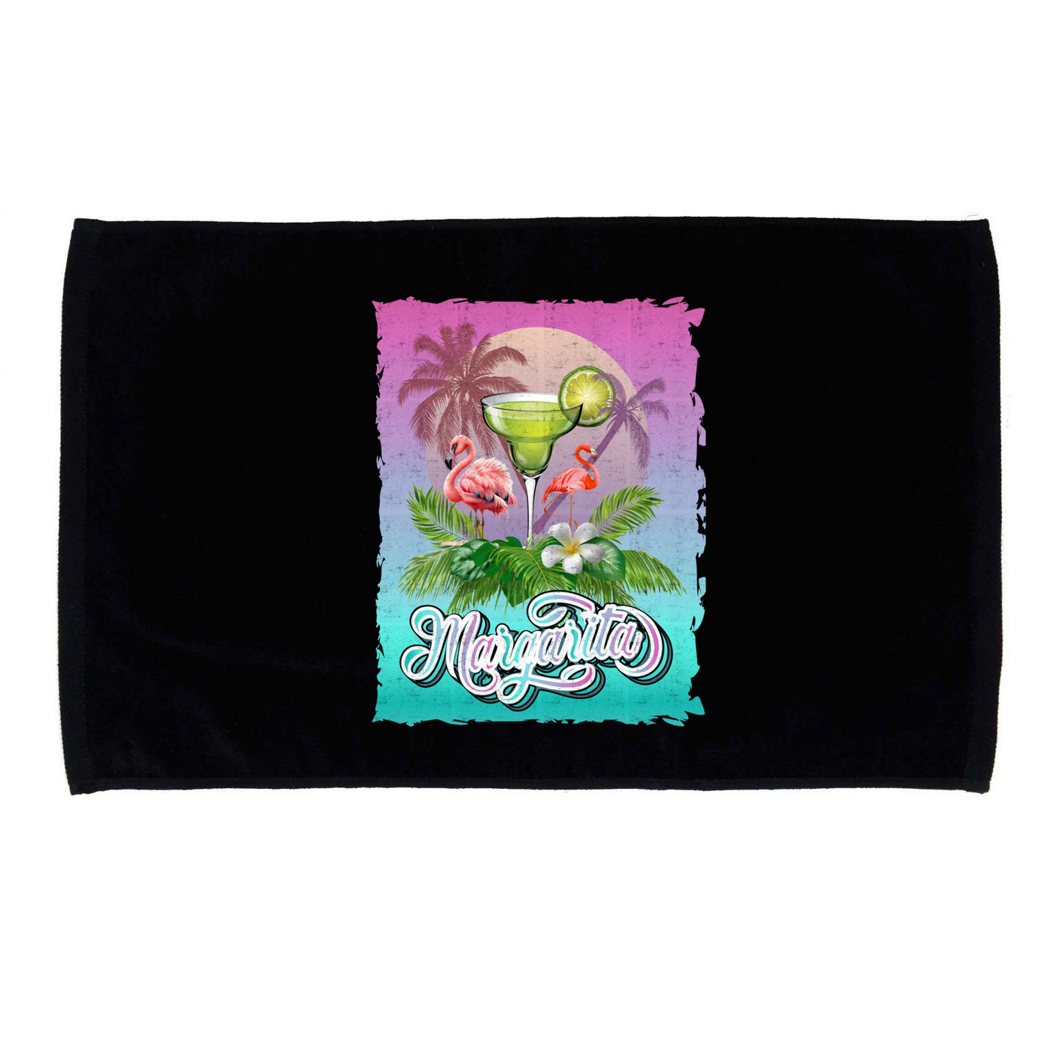 National Margarita Day Funny Retro Vintage Ideas Meaningful Gift Microfiber Hand Towel