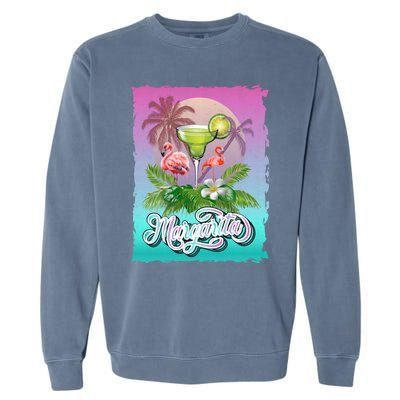 National Margarita Day Funny Retro Vintage Ideas Meaningful Gift Garment-Dyed Sweatshirt