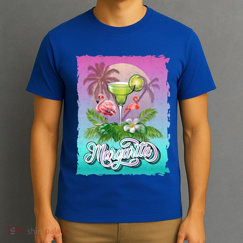 National Margarita Day Funny Retro Vintage Ideas Meaningful Gift T-Shirt