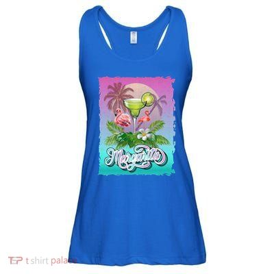 National Margarita Day Funny Retro Vintage Ideas Meaningful Gift Ladies Essential Flowy Tank