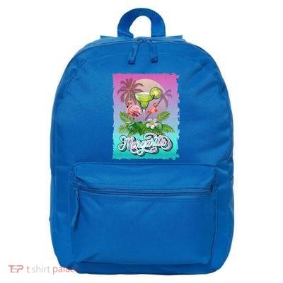 National Margarita Day Funny Retro Vintage Ideas Meaningful Gift 16 in Basic Backpack