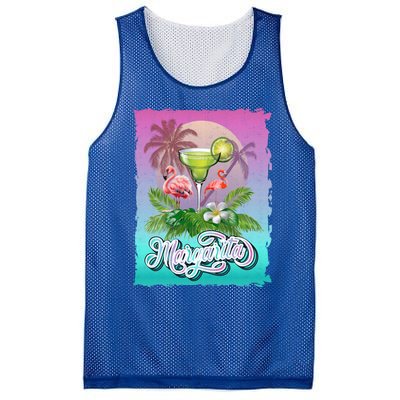 National Margarita Day Funny Retro Vintage Ideas Meaningful Gift Mesh Reversible Basketball Jersey Tank