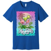 National Margarita Day Funny Retro Vintage Ideas Meaningful Gift Premium T-Shirt