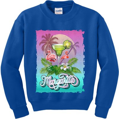 National Margarita Day Funny Retro Vintage Ideas Meaningful Gift Kids Sweatshirt