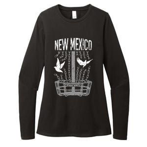 New Mexico Disc Golf Player Breaking Chains Birdie Gift Womens CVC Long Sleeve Shirt