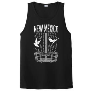 New Mexico Disc Golf Player Breaking Chains Birdie Gift PosiCharge Competitor Tank