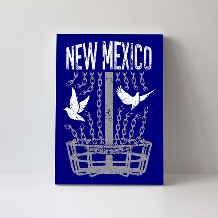 New Mexico Disc Golf Player Breaking Chains Birdie Gift Canvas