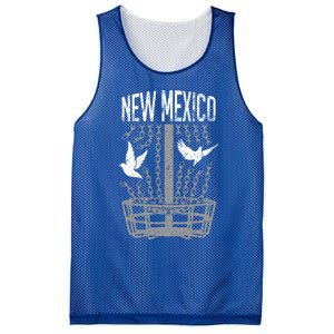 New Mexico Disc Golf Player Breaking Chains Birdie Gift Mesh Reversible Basketball Jersey Tank