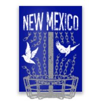 New Mexico Disc Golf Player Breaking Chains Birdie Gift Poster