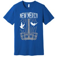 New Mexico Disc Golf Player Breaking Chains Birdie Gift Premium T-Shirt