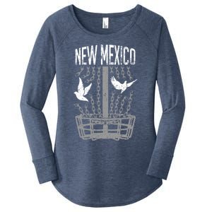 New Mexico Disc Golf Player Breaking Chains Birdie Gift Women's Perfect Tri Tunic Long Sleeve Shirt