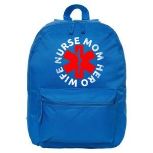 Nursing Mothers Day Christmas Gift Wife Nurse Mom Hero Rn Gift 16 in Basic Backpack