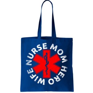 Nursing Mothers Day Christmas Gift Wife Nurse Mom Hero Rn Gift Tote Bag