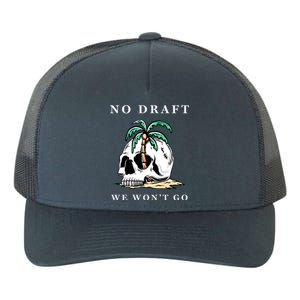 No Military Draft | Anti War Peace Yupoong Adult 5-Panel Trucker Hat