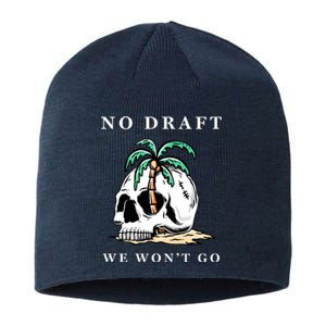 No Military Draft | Anti War Peace Sustainable Beanie