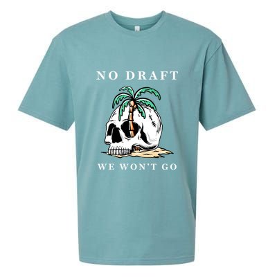 No Military Draft | Anti War Peace Sueded Cloud Jersey T-Shirt