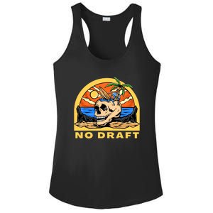 No Military Draft | Anti War Peace Ladies PosiCharge Competitor Racerback Tank