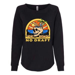 No Military Draft | Anti War Peace Womens California Wash Sweatshirt