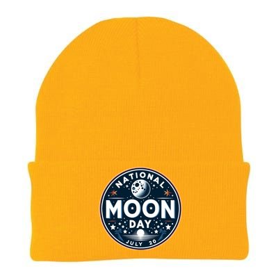 National Moon Day Great Gift Knit Cap Winter Beanie