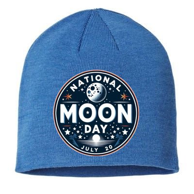 National Moon Day Great Gift Sustainable Beanie