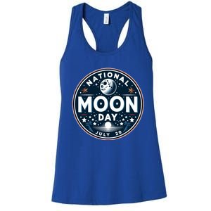 National Moon Day Great Gift Women's Racerback Tank