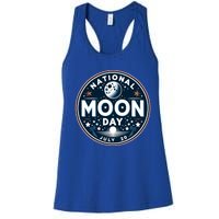 National Moon Day Great Gift Women's Racerback Tank