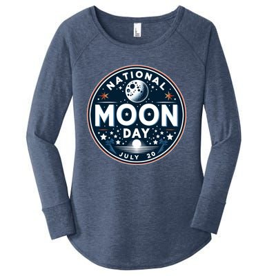 National Moon Day Great Gift Women's Perfect Tri Tunic Long Sleeve Shirt