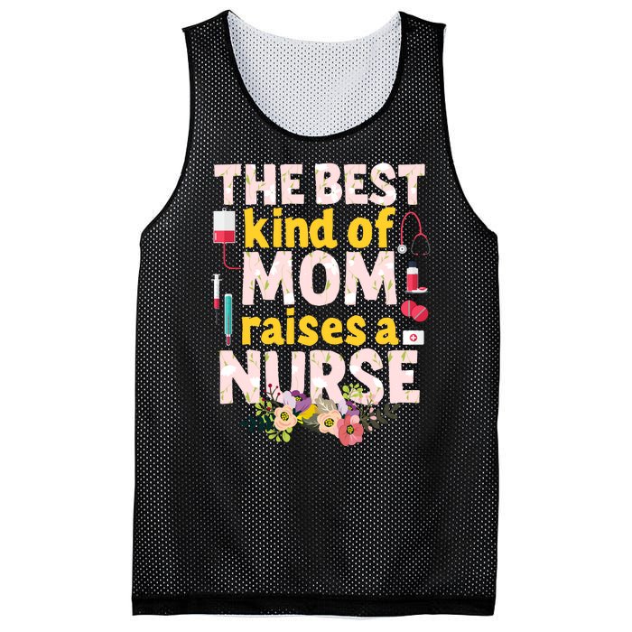 Nurses Mother's Day The Best Kind Of Mom Raises A Nurse Mesh Reversible Basketball Jersey Tank