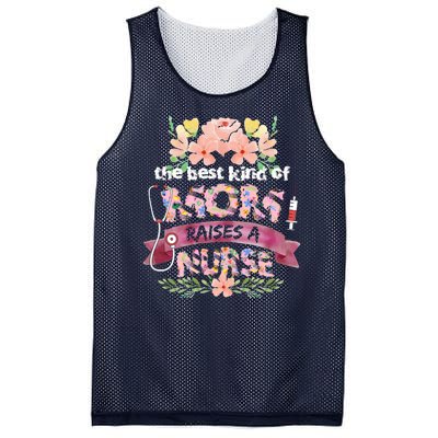 Nurses Mother's Day The Best Kind Of Mom Raises A Nurse Mesh Reversible Basketball Jersey Tank