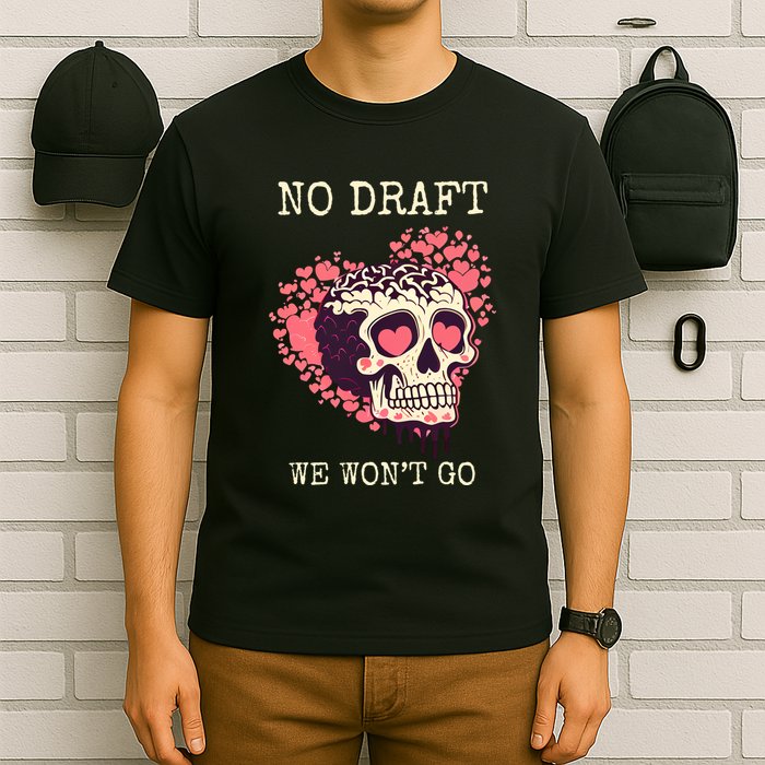 No Military Draft | Anti War Peace T-Shirt