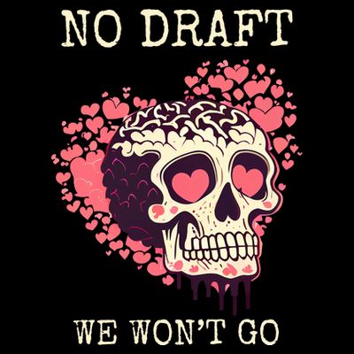 No Military Draft | Anti War Peace T-Shirt