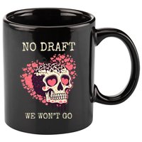 No Military Draft | Anti War Peace 11oz C Handle Ceramic Mug