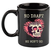 No Military Draft | Anti War Peace 11oz C Handle Ceramic Mug