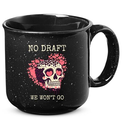 No Military Draft | Anti War Peace 15oz Campfire Ceramic Mug