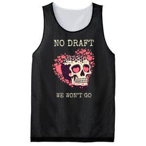 No Military Draft | Anti War Peace Mesh Reversible Basketball Jersey Tank