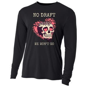 No Military Draft | Anti War Peace Cooling Performance Long Sleeve Crew