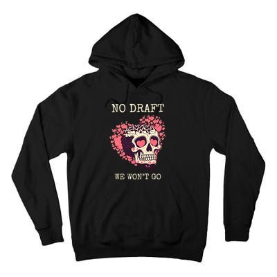 No Military Draft | Anti War Peace Tall Hoodie