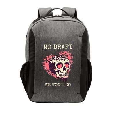 No Military Draft | Anti War Peace Vector Backpack