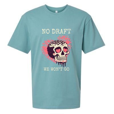No Military Draft | Anti War Peace Sueded Cloud Jersey T-Shirt