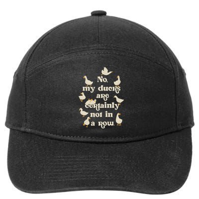 No My Ducks Are Certainly Not In A Row Lose Control 7-Panel Snapback Hat