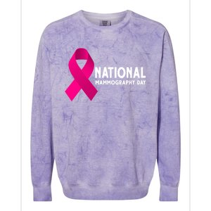 National Mammography Day Cool Gift Colorblast Crewneck Sweatshirt