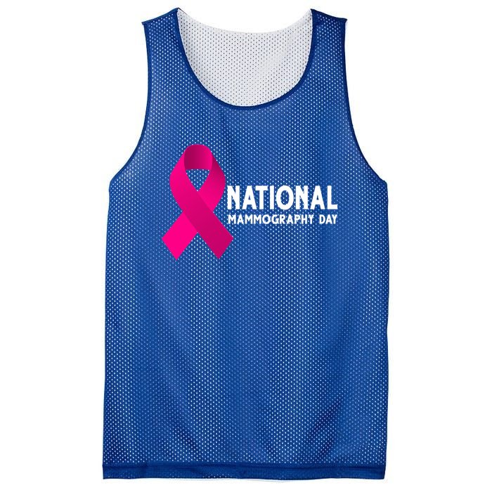 National Mammography Day Cool Gift Mesh Reversible Basketball Jersey Tank